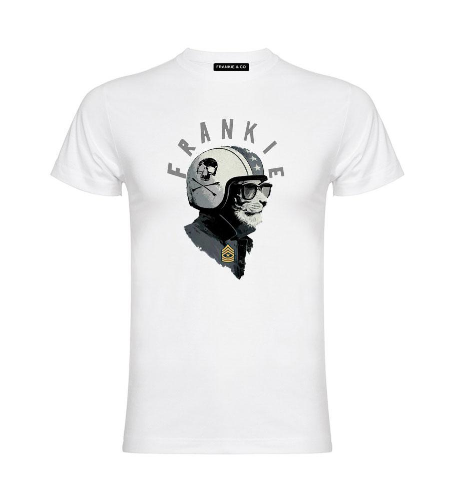 Camiseta Frankie & Co Rider Blanco Hombre