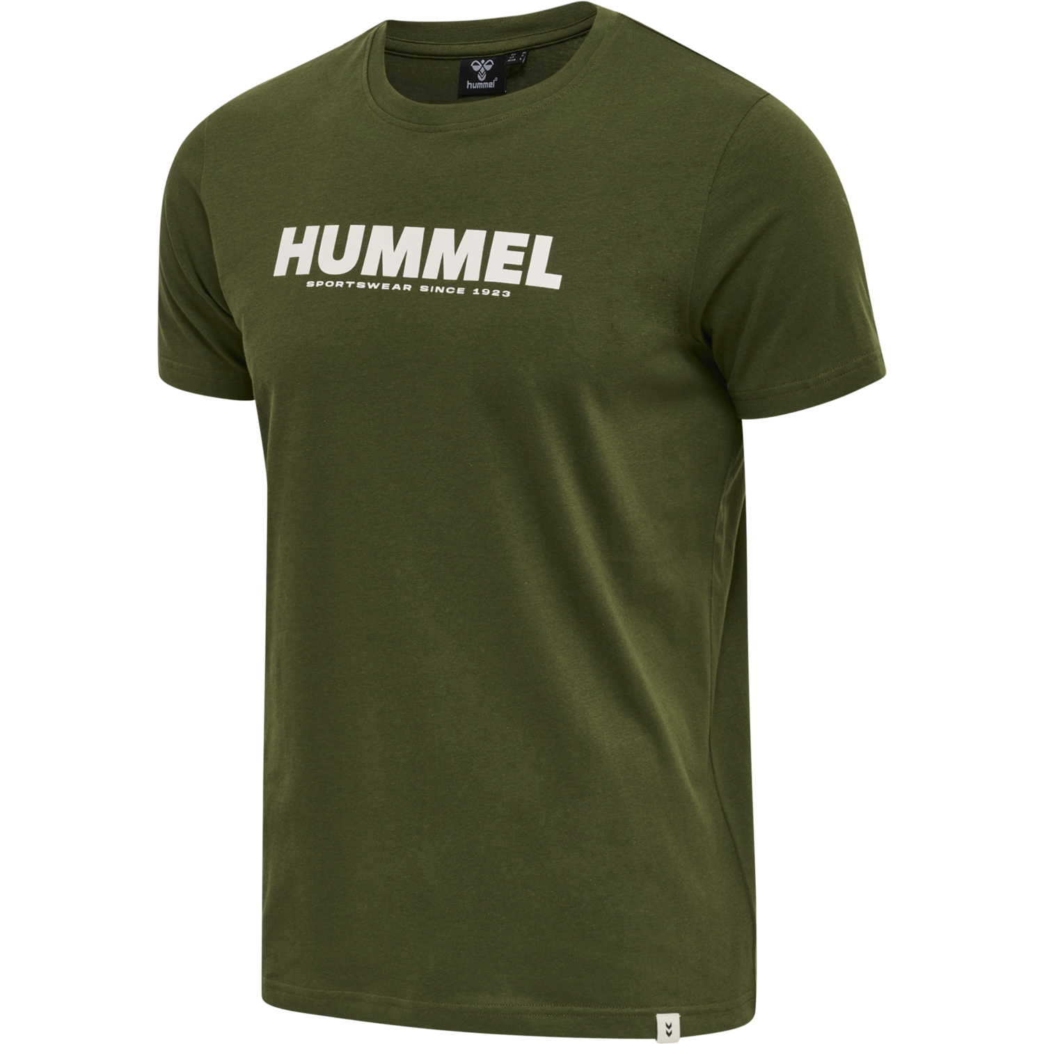 Camiseta Hummel Legacy Short Sleeved Algodón Verde Hombre