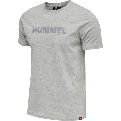 Camiseta Hummel Short Sleeved Algodon gris Hombre y Mujer