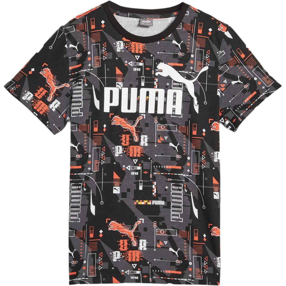 Camiseta Puma Niño Futureverse Print Negro/Gris
