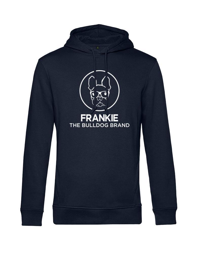 Sudadera Frankie & Co Capucha Bulldog Brand Marino Hombre