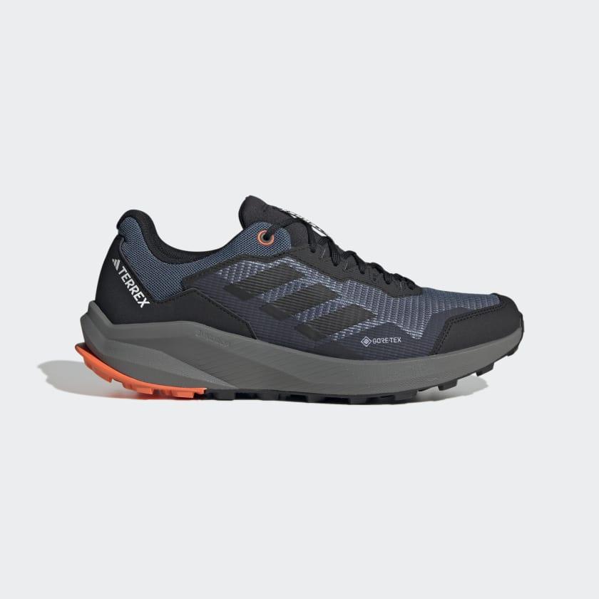 Zapatilla Goretex Adidas Terrex Trailrider Hombre Gris/Naranja