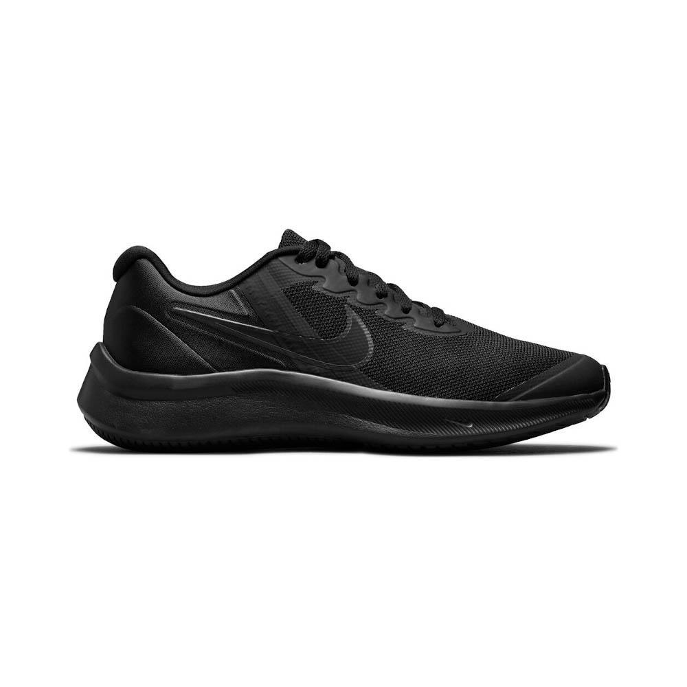 Zapatilla Nike Running Star Runner 3 Negro/Negro Niño y Niña
