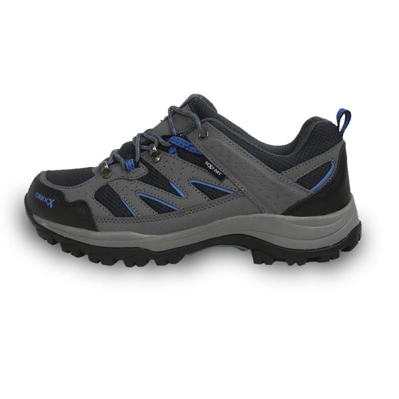 Zapato Montaña Oriocx Waterproof Nieva Gris/Azul Hombre