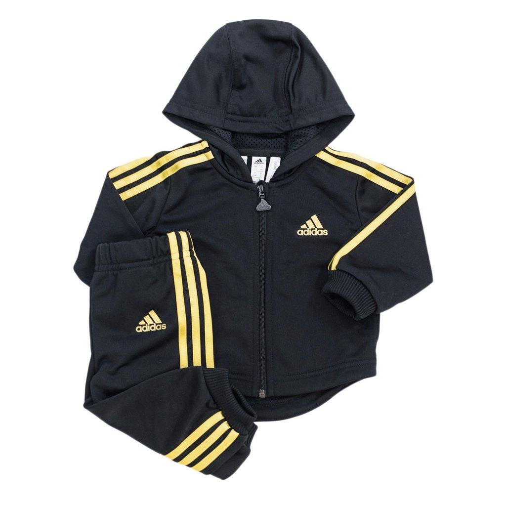 Adidas Shiny Hoody Acetato Negro/Dorado Bebé