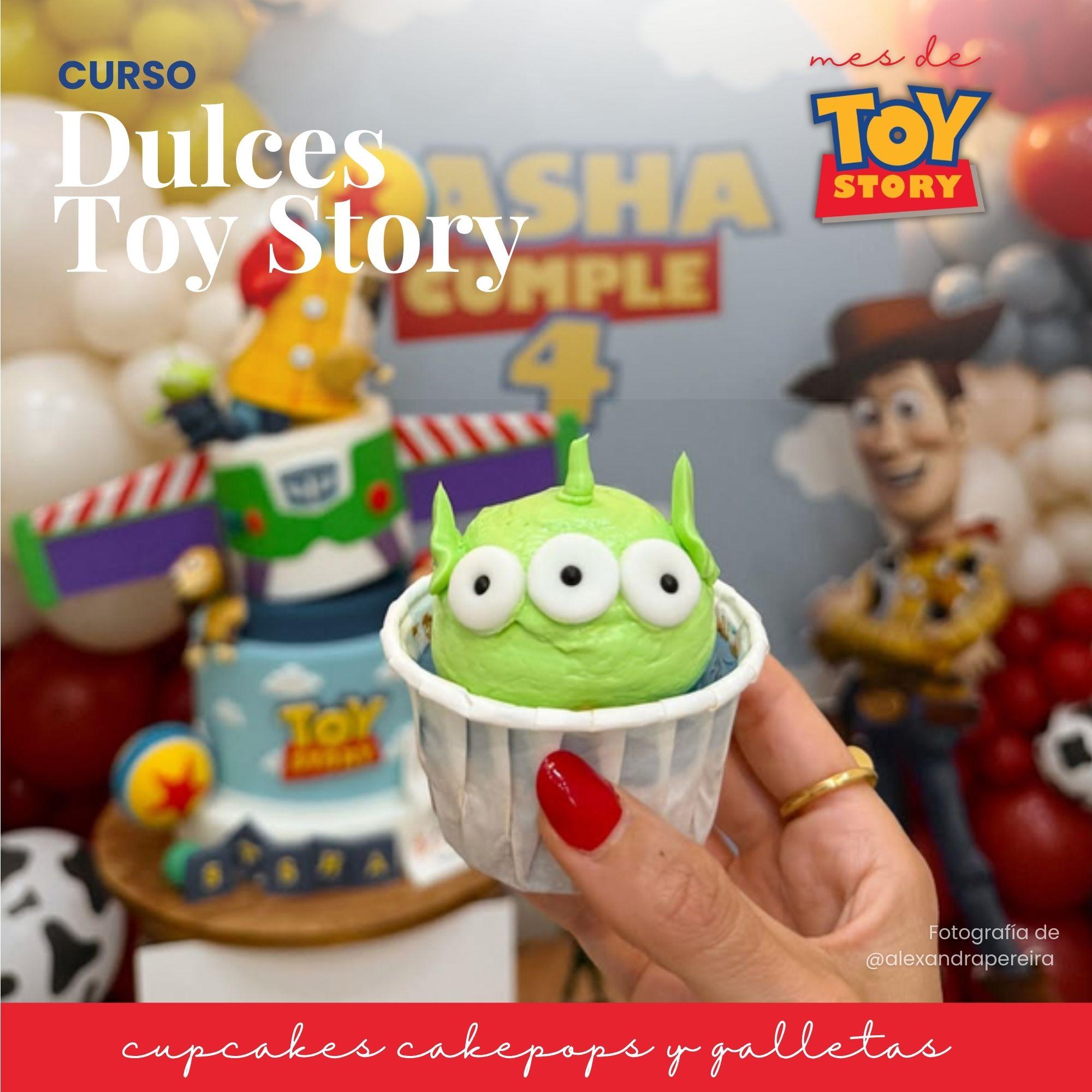 Cupcakes, cakepops y galletas decoradas con temática Toy Story