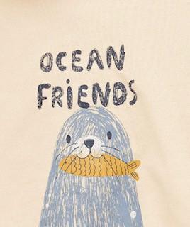 Sudadera con capucha 'Ocean Friends'