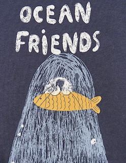 Sudadera con capucha 'Ocean Friends'