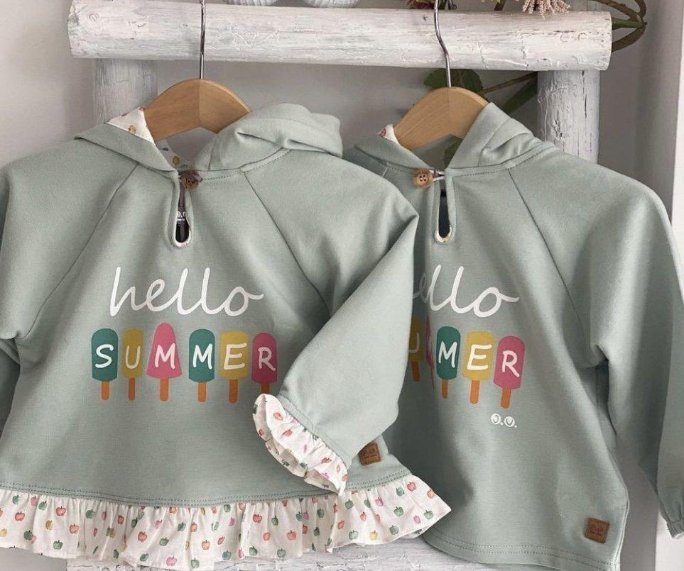 SUDADERA MANZANAS NIÑA