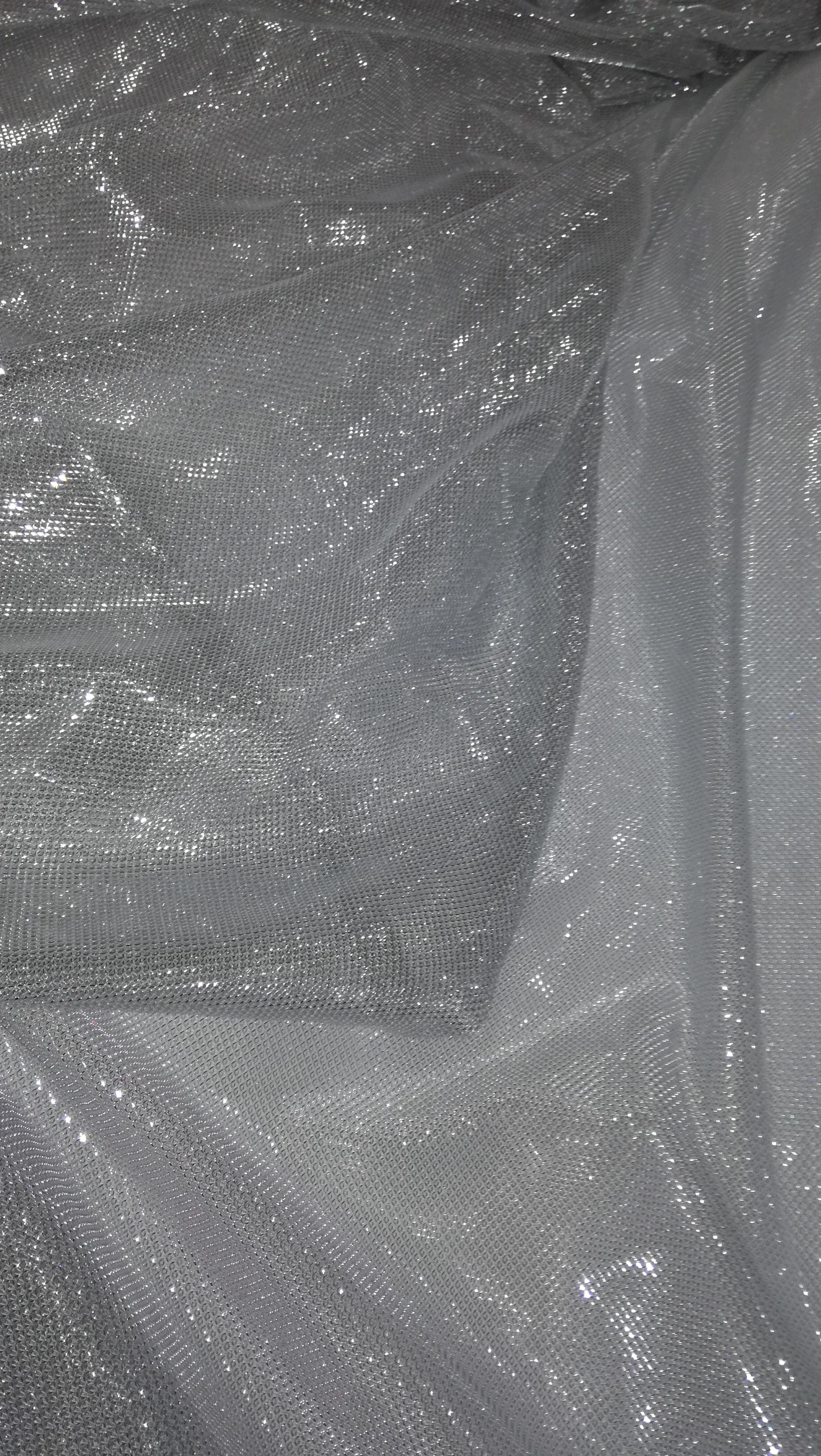 Serena grava Dramaturgo tela malla fina brillo transparente polietser 100%-ancho 150 cm - Tejidos  Florencio