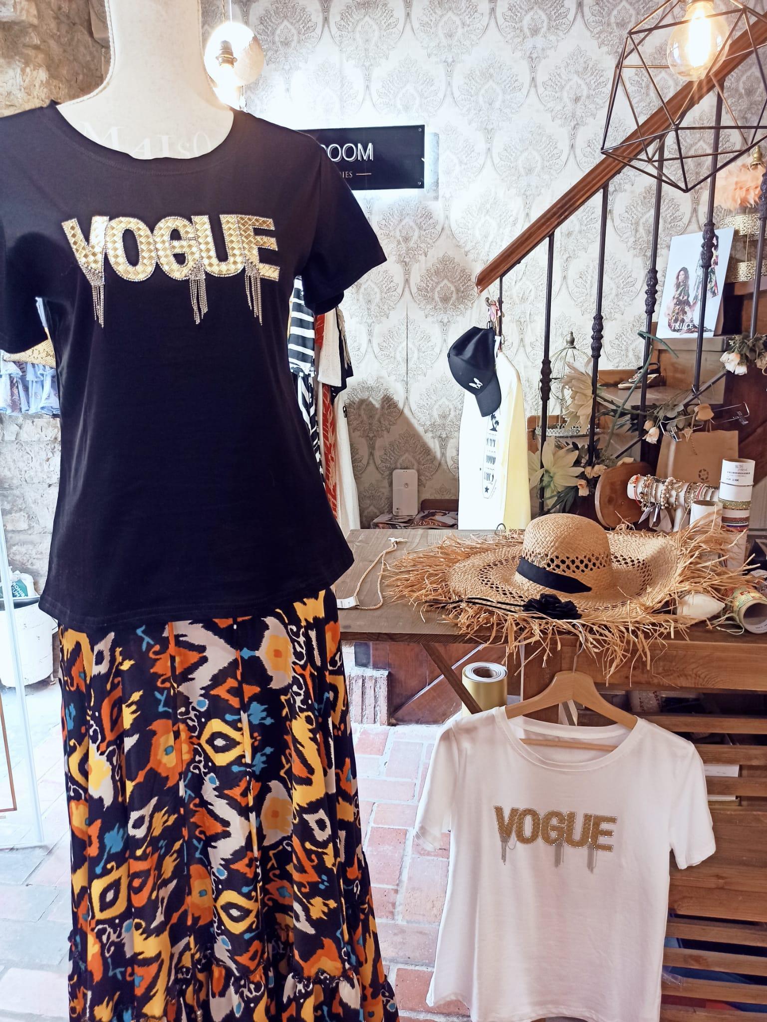 Camiseta vogue top