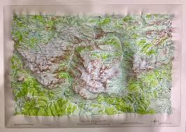 Adrados Mapa En Relieve De Picos De Europa Los Picos Tunon