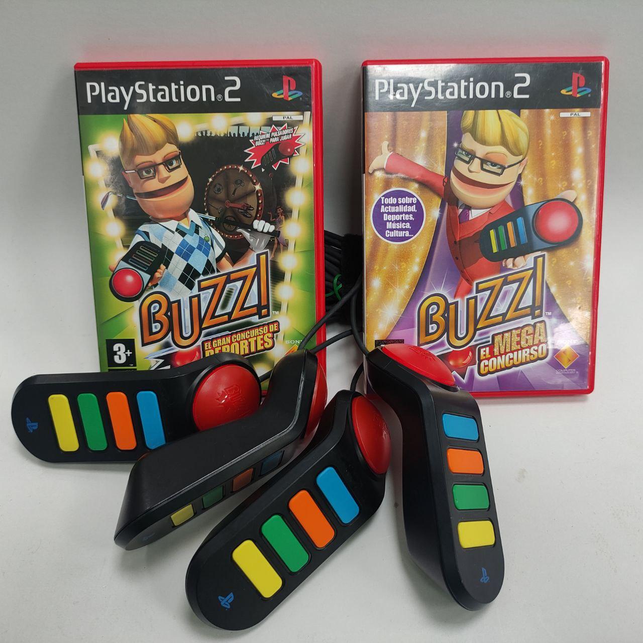 PACK BUZZ: PULSADORES + 1 JUEGO