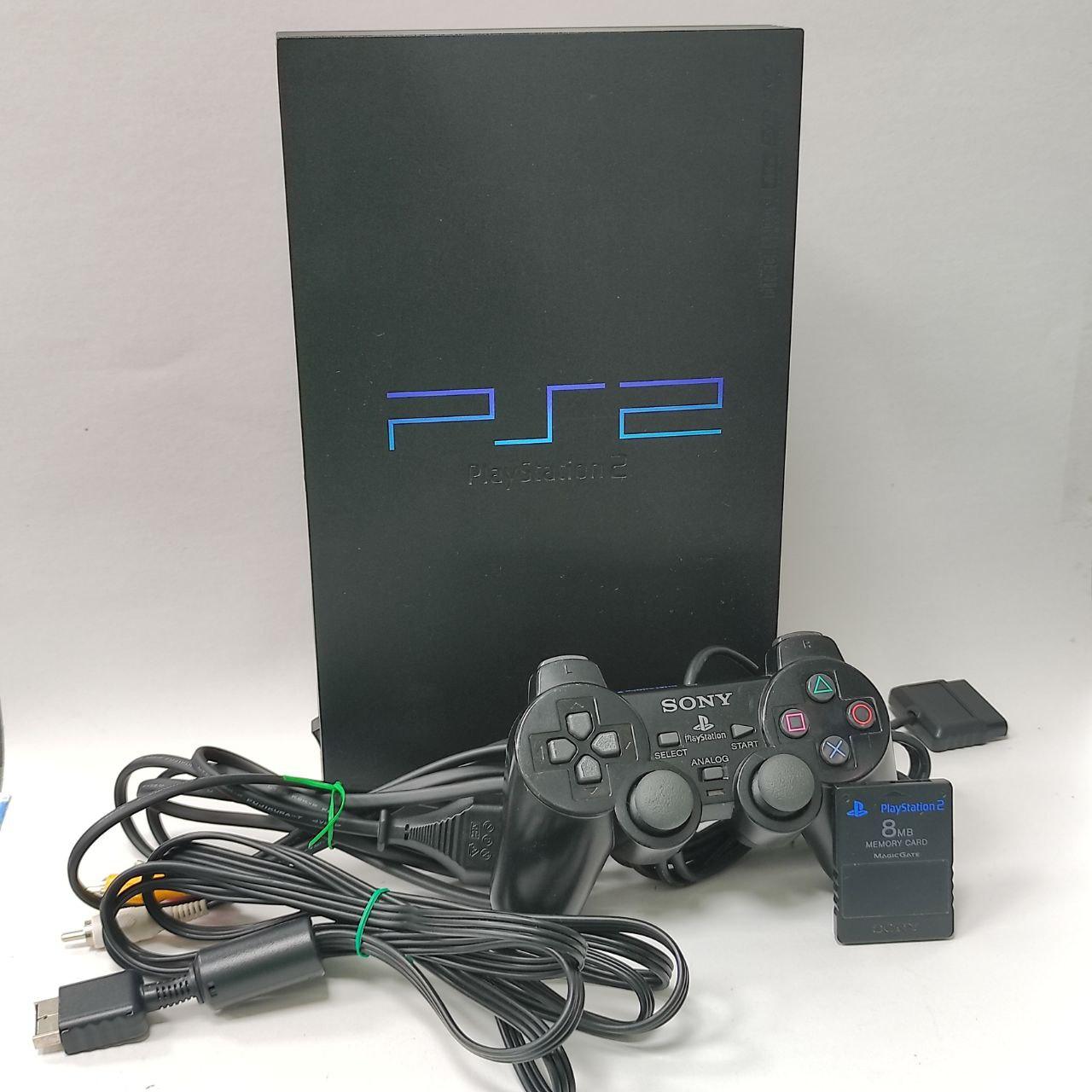 PS2 FAT SCPH-50004 + MEMORY CARD + DEMOS + MALETIN