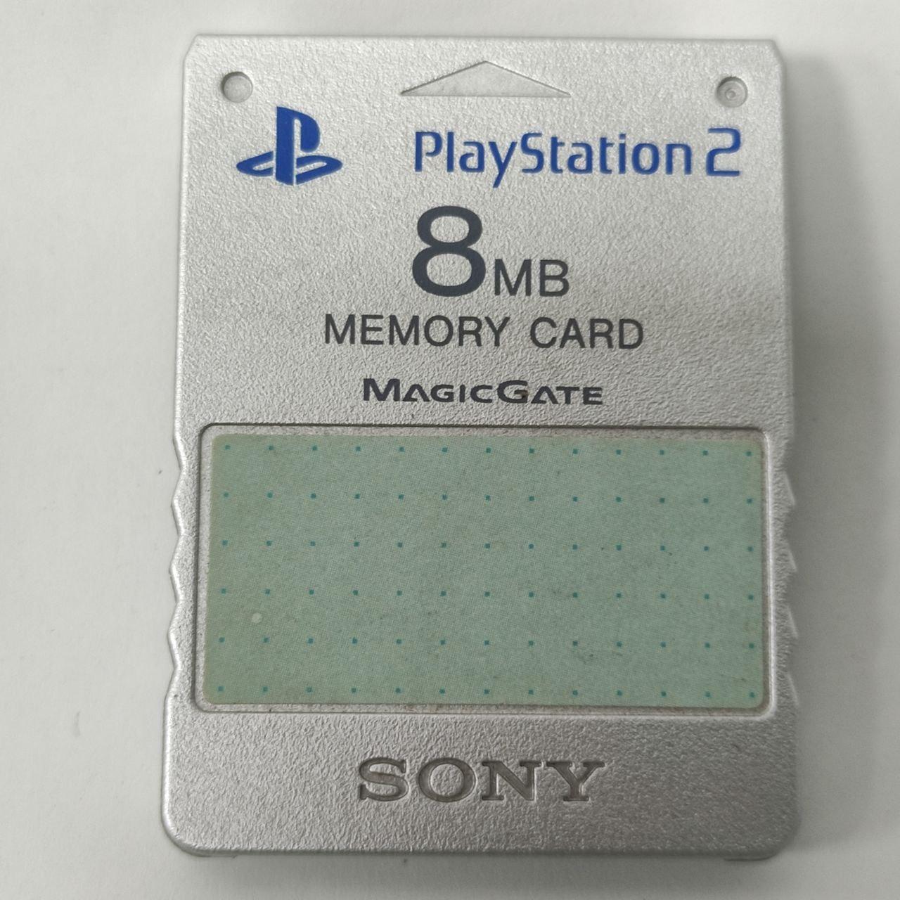 MEMORY CARD PS2 8MB ORIGINAL (SILVER)