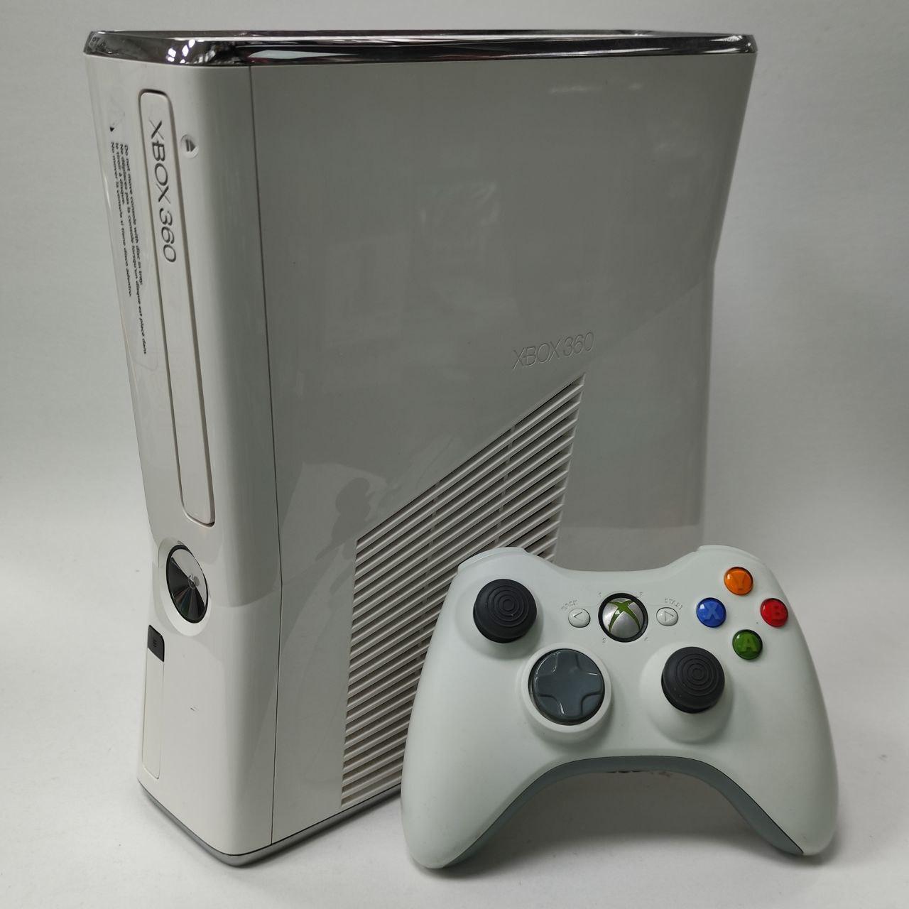 XBOX 360 SLIM 320GB (REGION NTSC USA) - BLANCO BRILLANTE