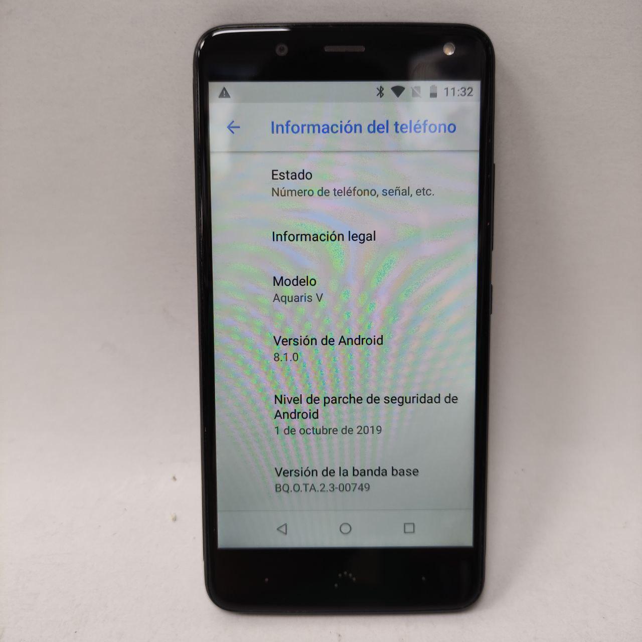 BQ AQUARIS V 3GB + 32GB (BOTONES INFERIORES NO FUNCIONAN)