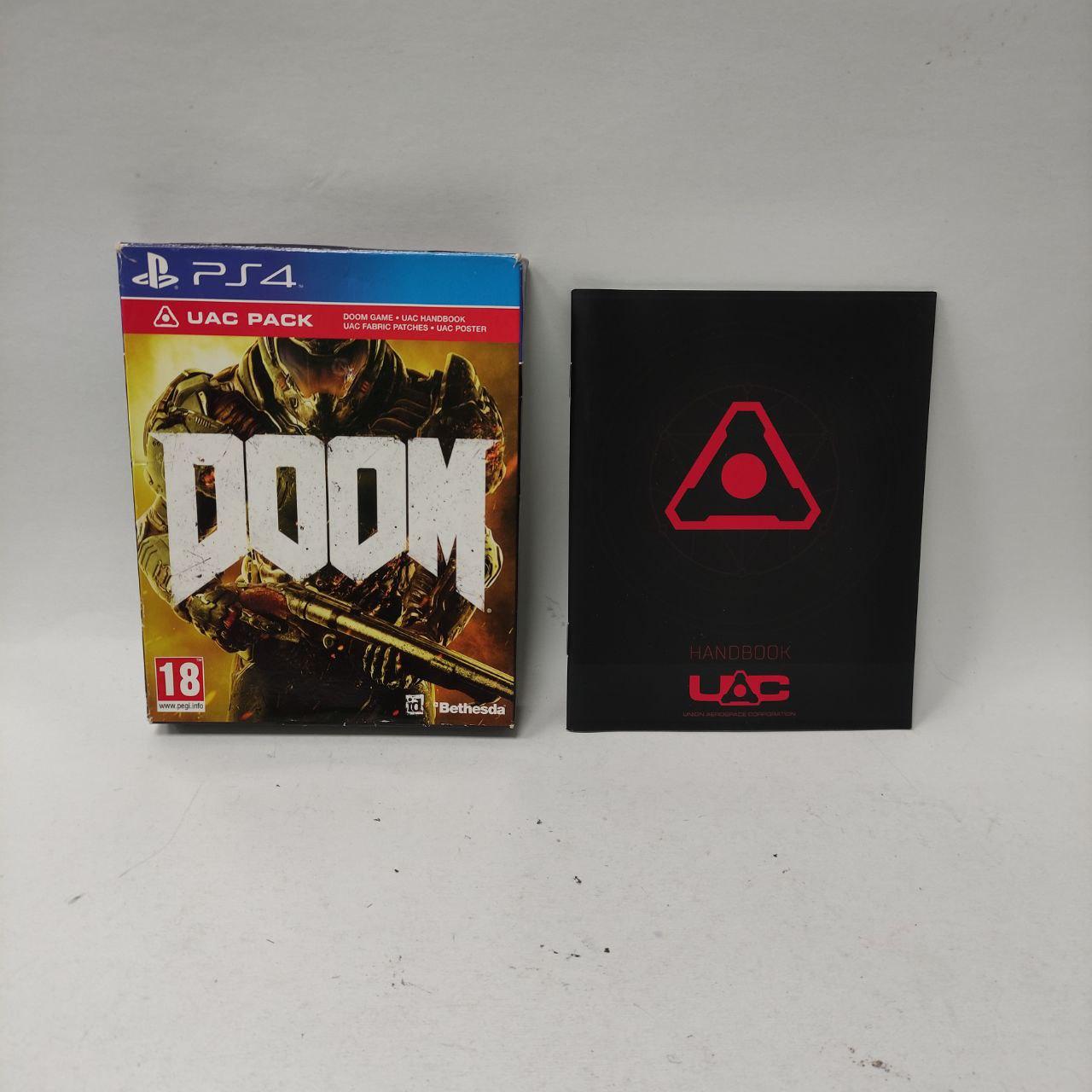 DOOM (SIN JUEGO SOLO CAJA DE CARTON Y HANDBOOK) EN INGLES