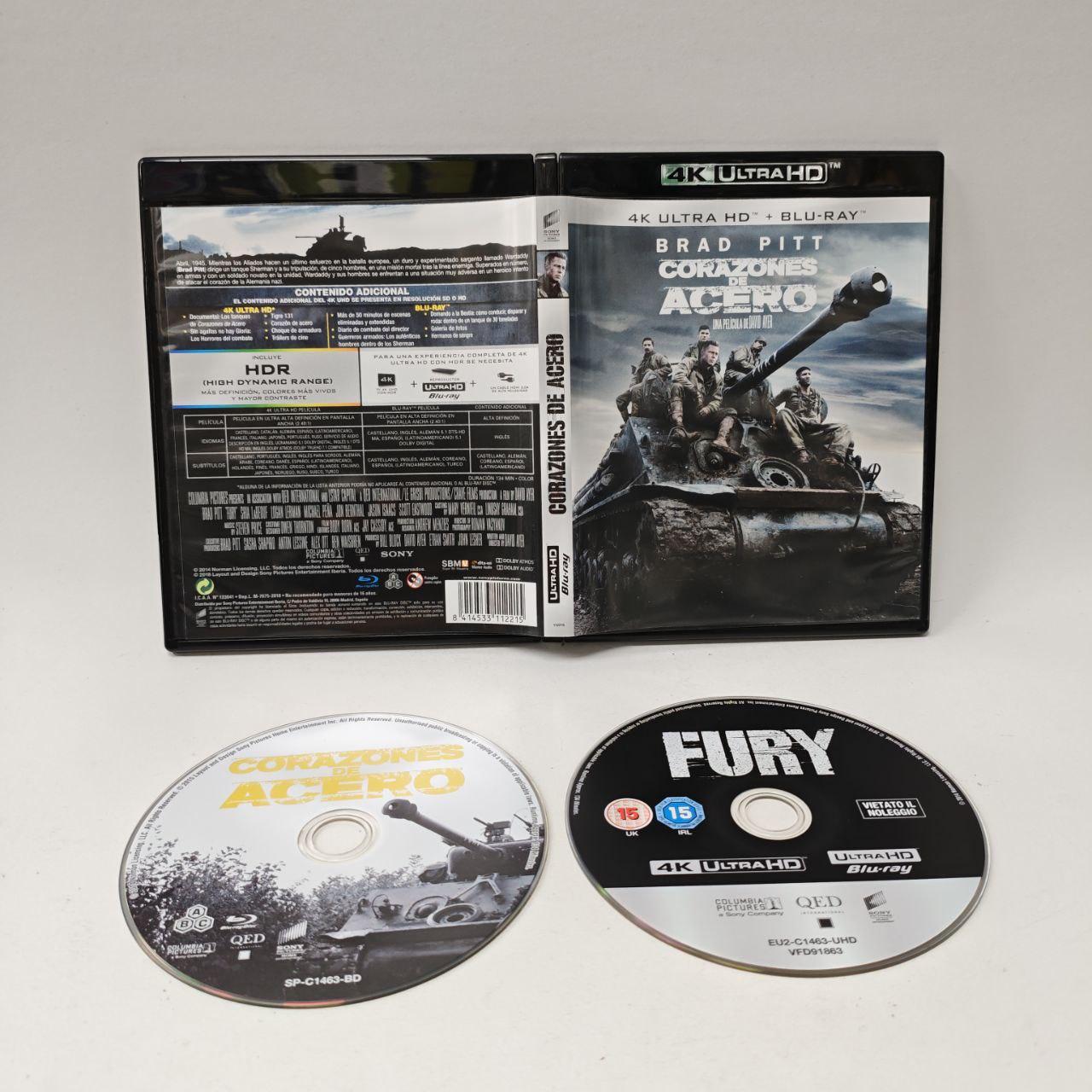 CORAZONES DE ACERO - BLURAY + BLURAY 4K
