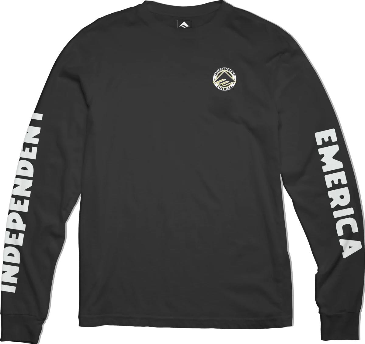 Camiseta manga larga Circle Negro EMERICA X INDEPENDENT