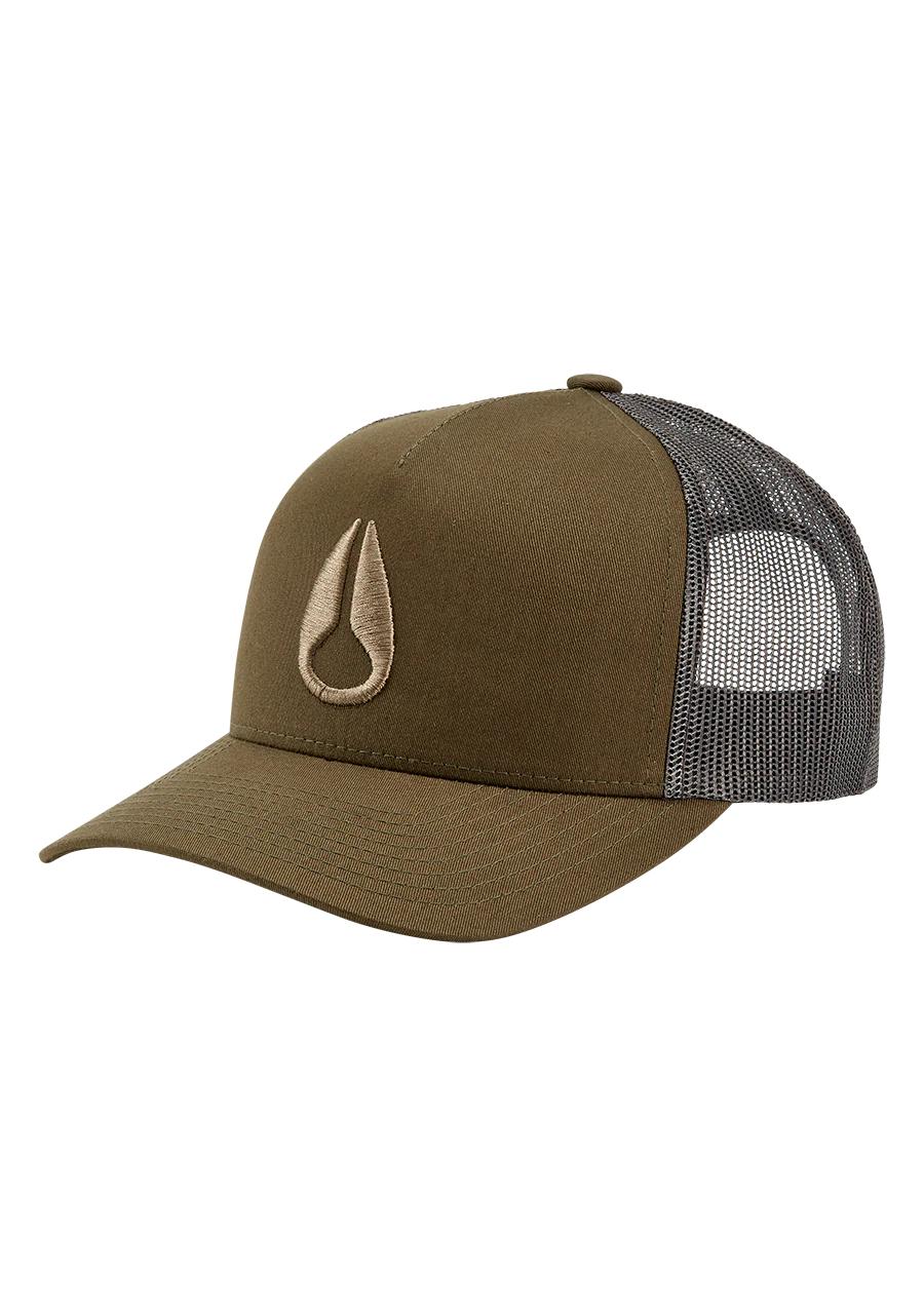 Gorra Iconed Trucker Hat Dark Olive NIXON