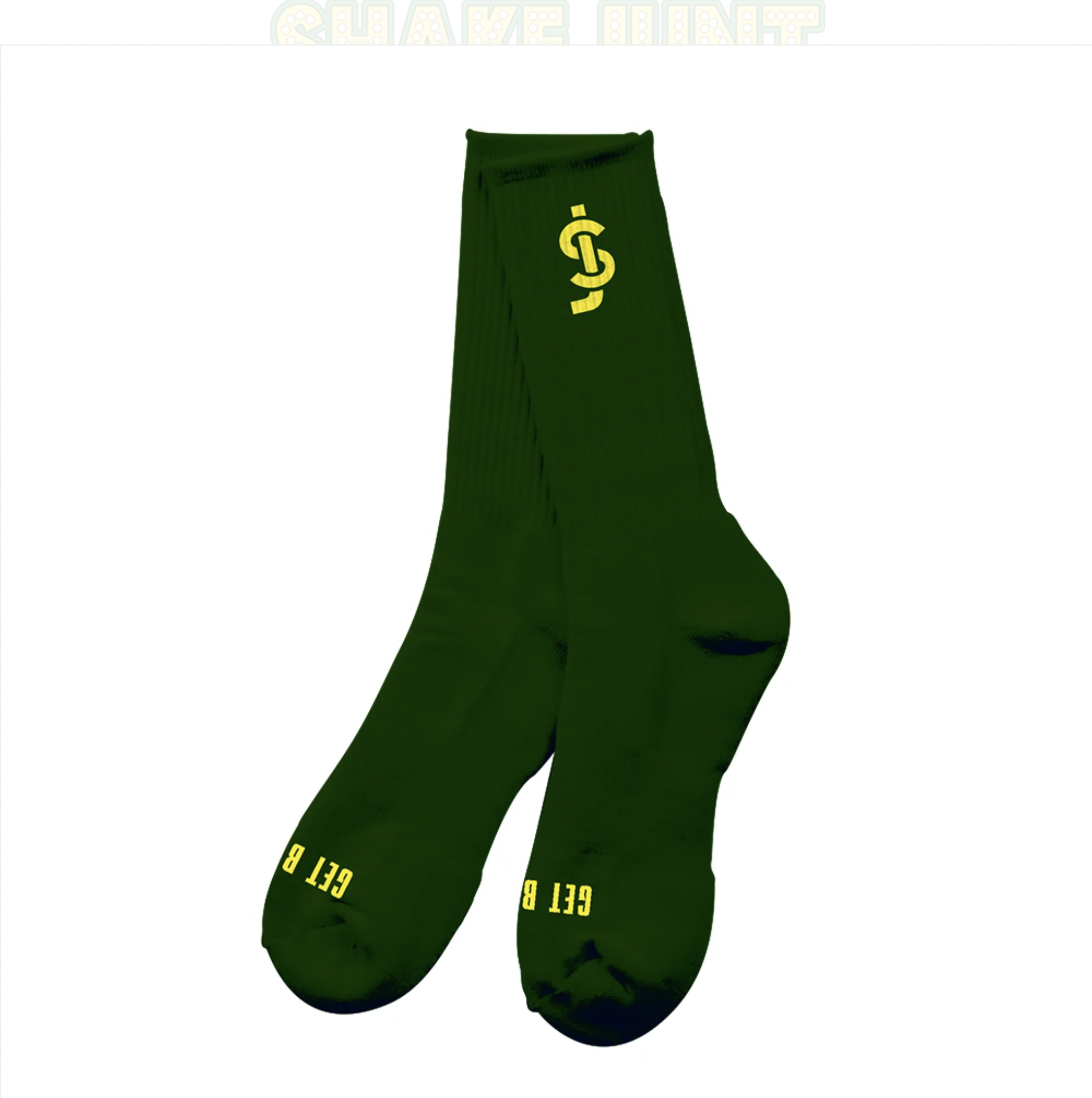 Slaps Forest Green Socks SHAKE JUNT