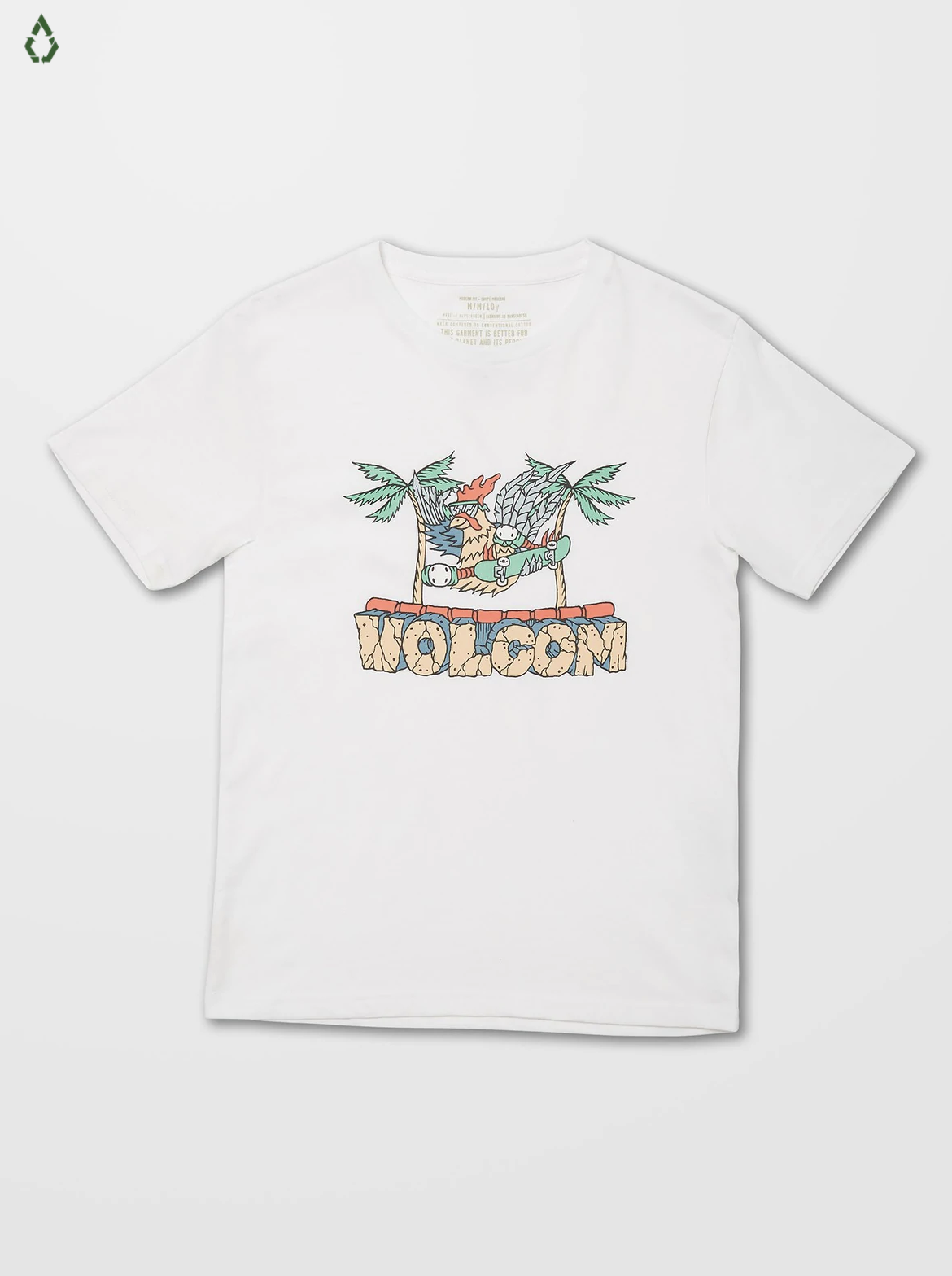 ROOSTING BSC SS WHITE VOLCOM