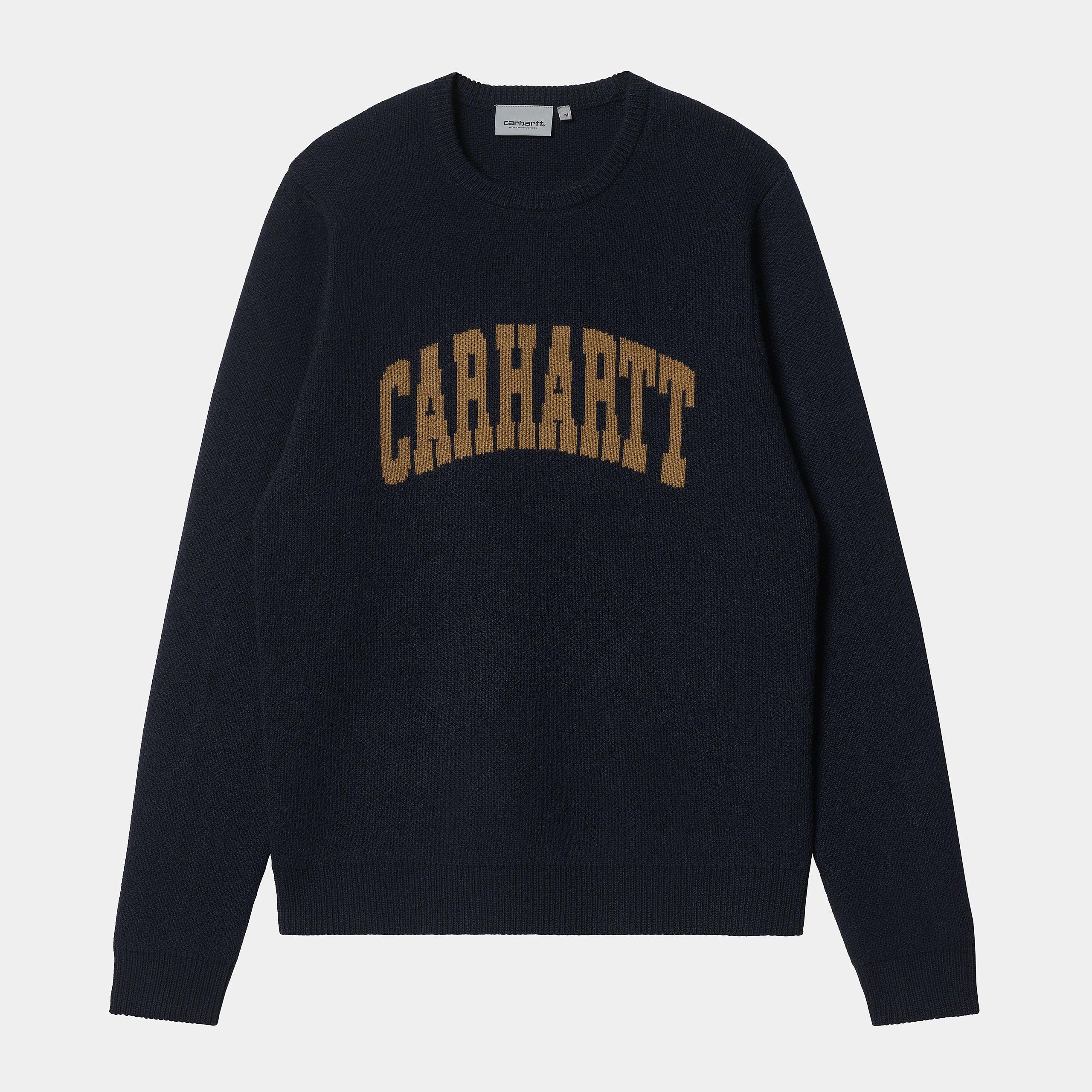 University Script Sweater Dark Grey CARHARTT