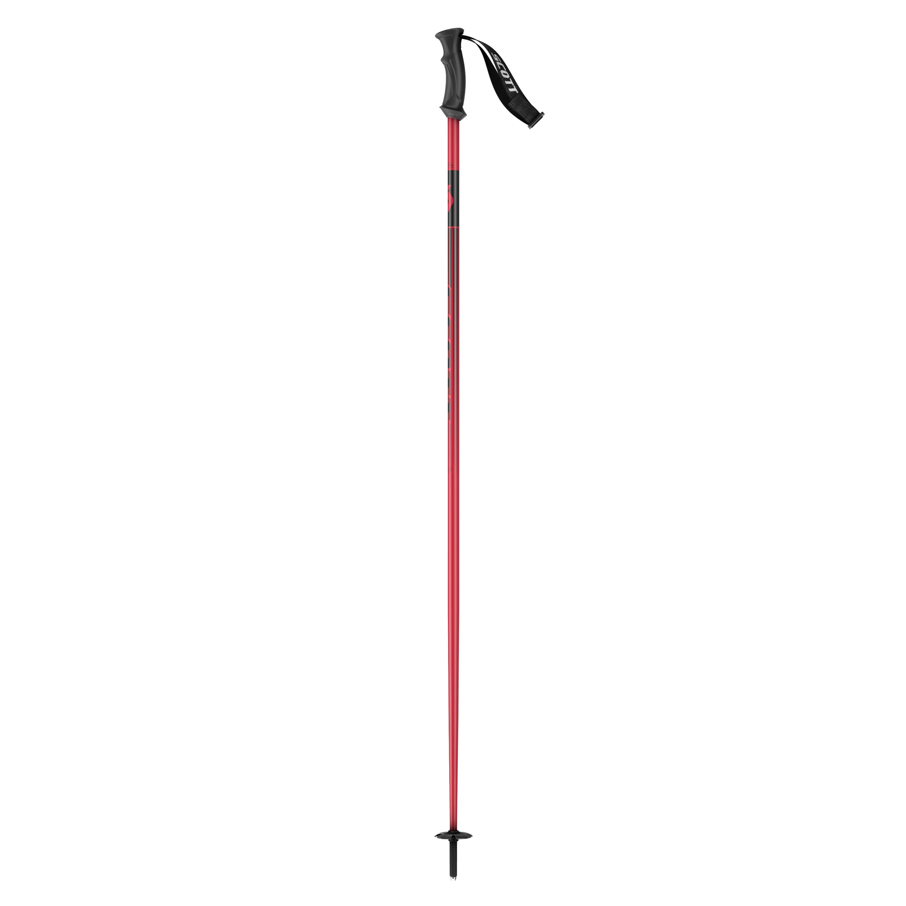 Bastón ski Scott 540 P-Lite Negro-Rojo