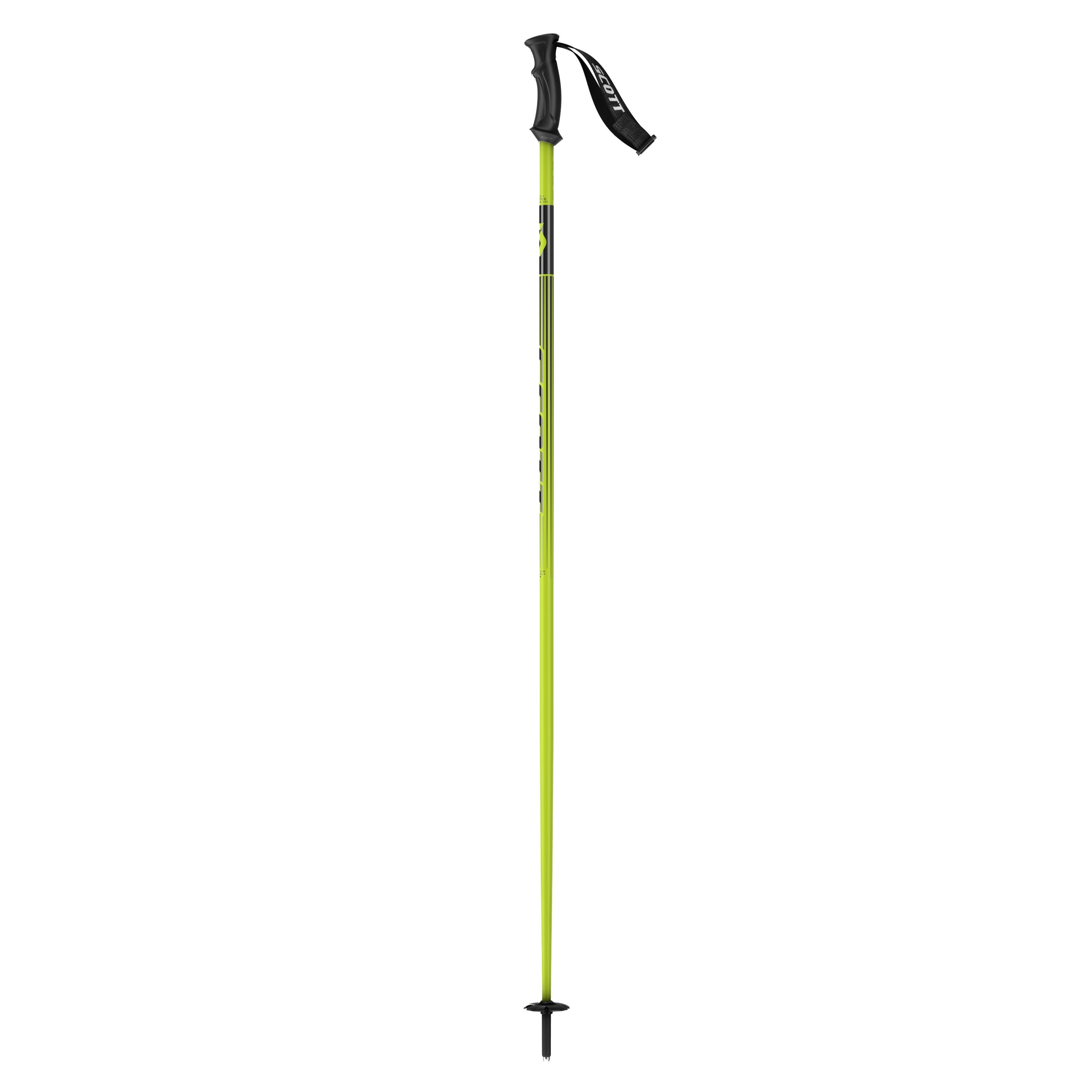 Bastón ski Scott 540 P-Lite Negro-Amarillo Neon