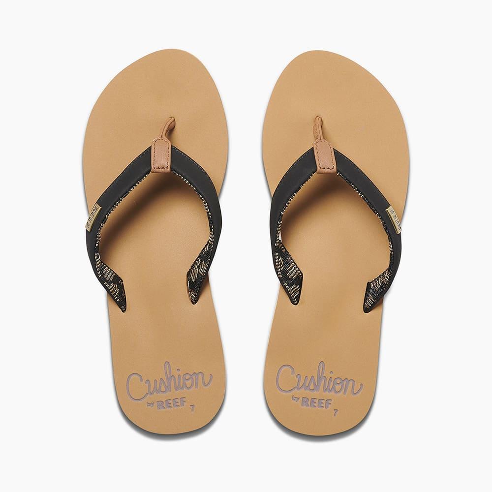 Chancla Reef CUSHION SANDS BLACK/TAN