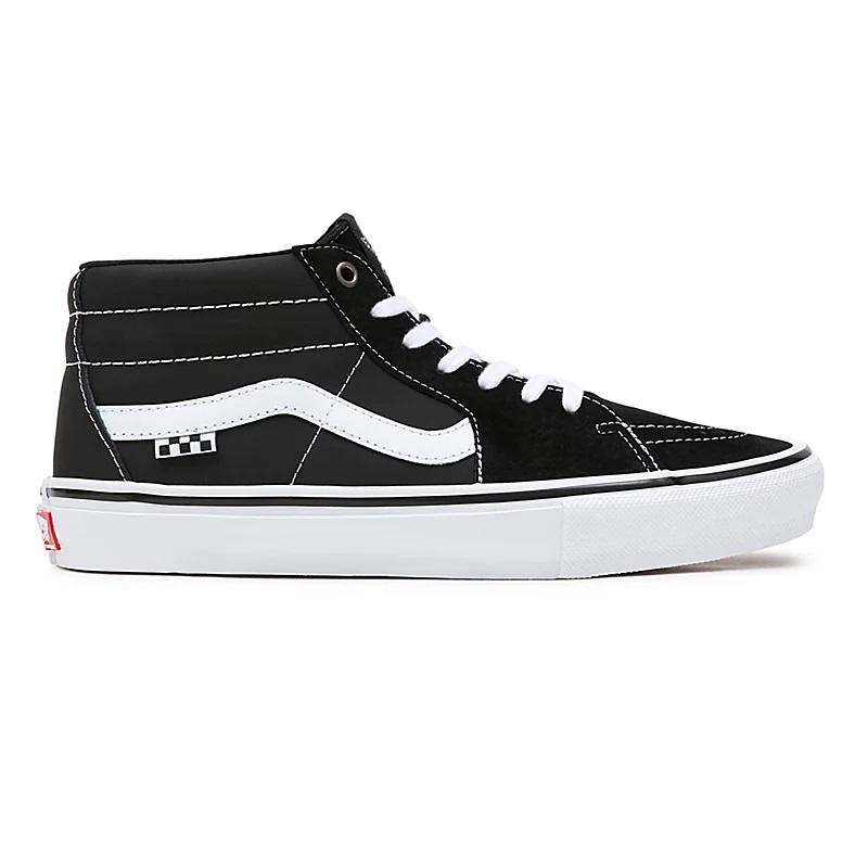 Calzado Vans Skate Grosso Mid black/White/Emo Leathe