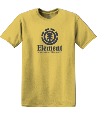 camiseta element VERTICAL  cream gold