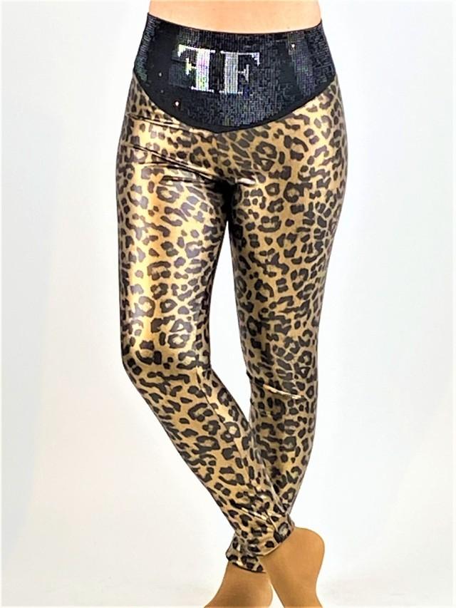 pantalon metalizado print fashion queen tosnac.com