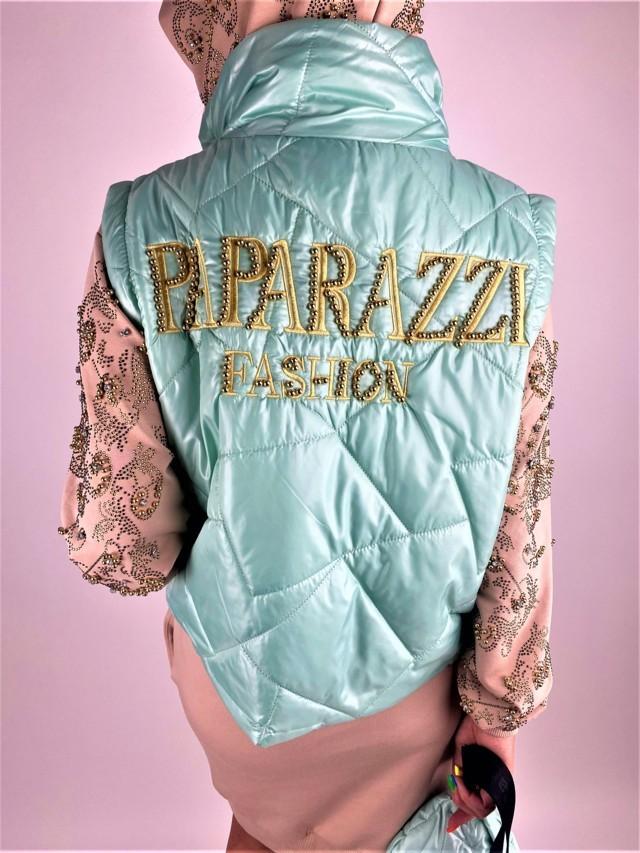 chaleco guateado con riñonera paparazzi fashion tosnac.com