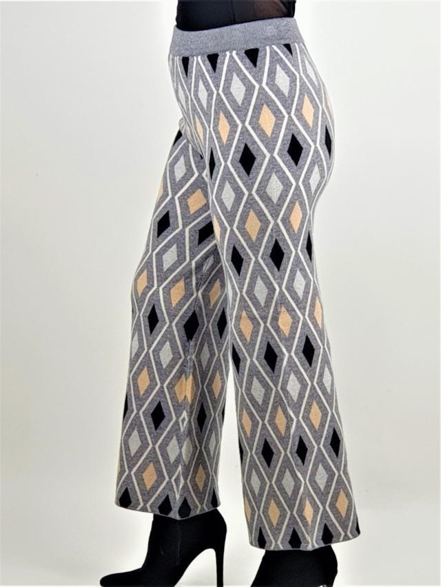 pantalon bermuda de punto rombos tosnac.com